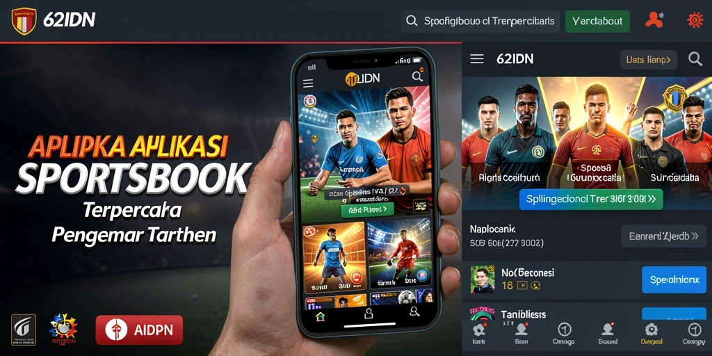 Tampilan utama 62IDN saat melakukan taruhan olahraga.