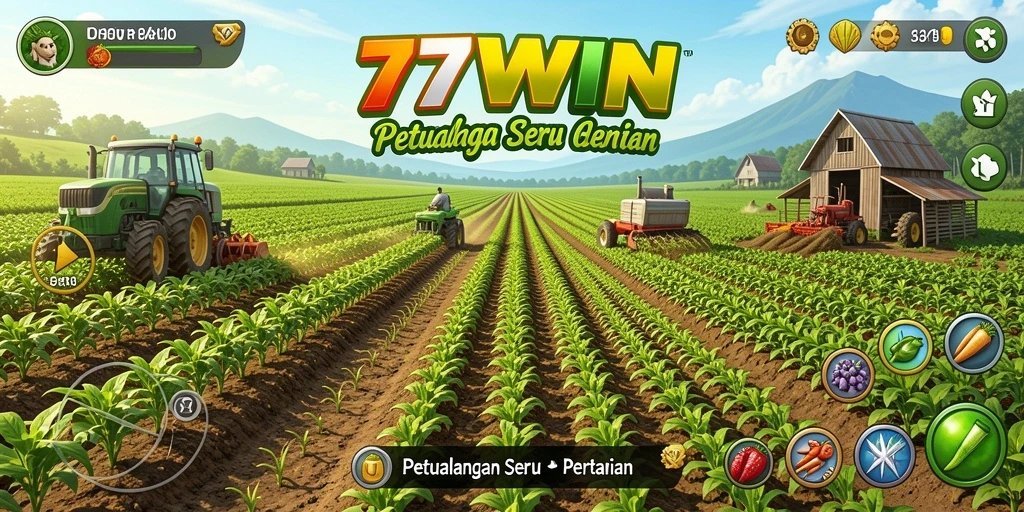 Tampilan gameplay 77WIN yang menarik dan penuh warna.
