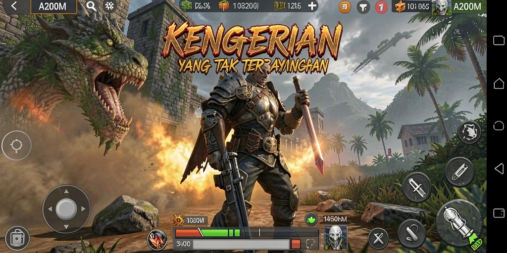 Tampilan menyeramkan dari gameplay A200M yang penuh ketegangan.