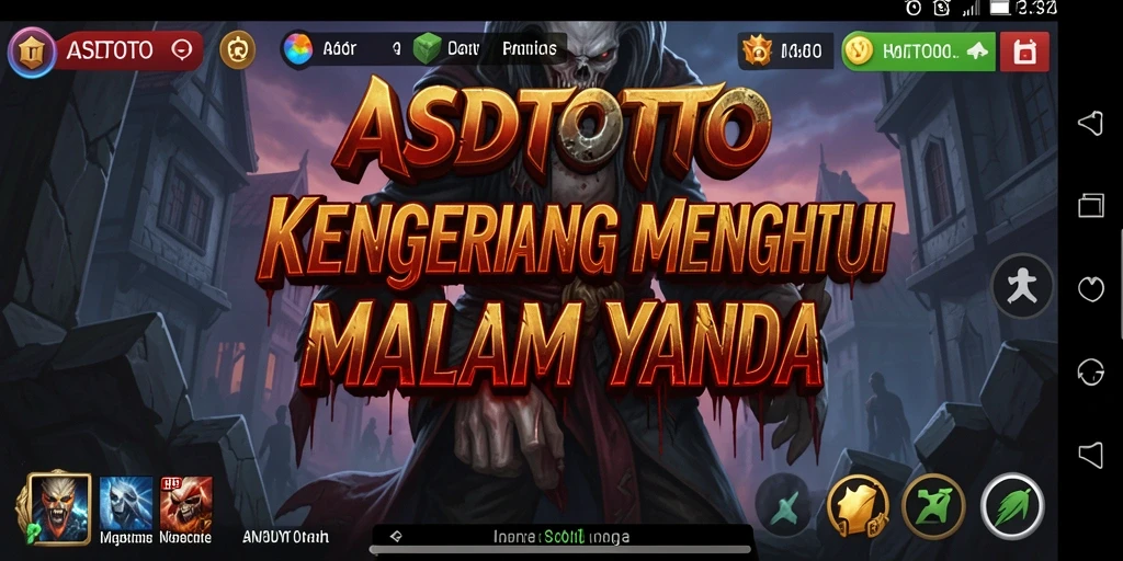 Tangkapan layar menunjukkan suasana menegangkan dari gameplay ASDTOTO.