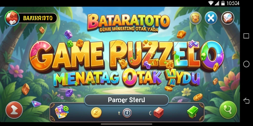 Screenshot gameplay BATARATOTO menampilkan teka-teki menarik yang menantang.
