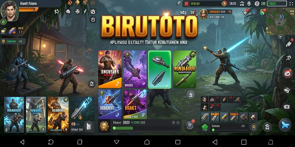Tampilan antarmuka BIRUTOTO yang sederhana dan efektif.