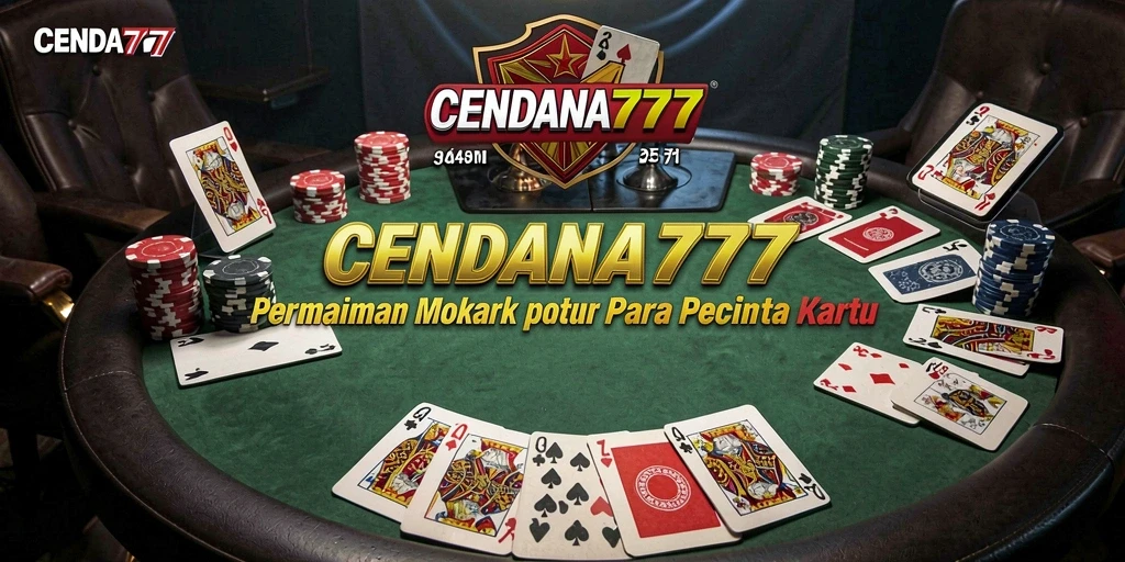 Tampilan permainan poker yang menarik di CENDANA777.