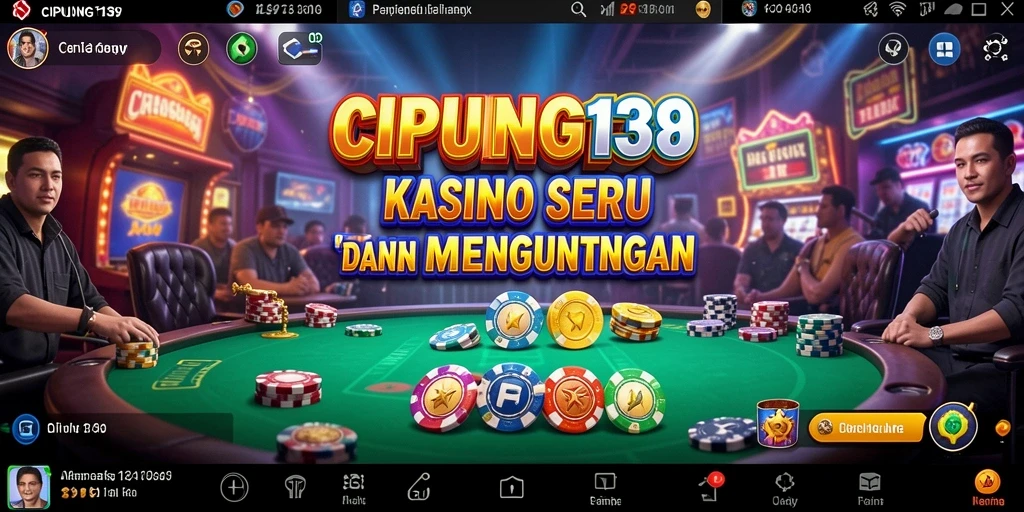 Tampilan gameplay Kasino yang mendebarkan di CIPUNG138.