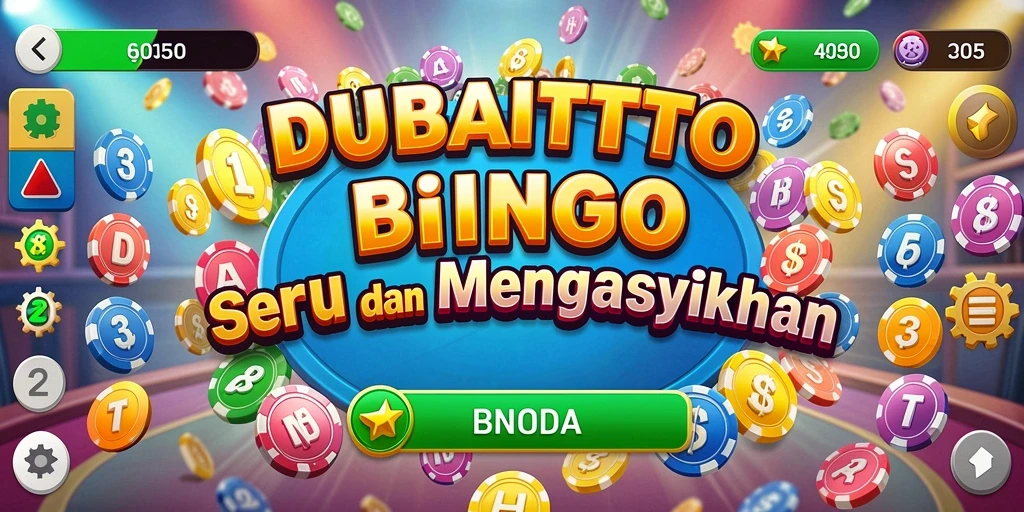 Tampilan gameplay seru DUBAITOTO dengan berbagai pilihan Bingo.