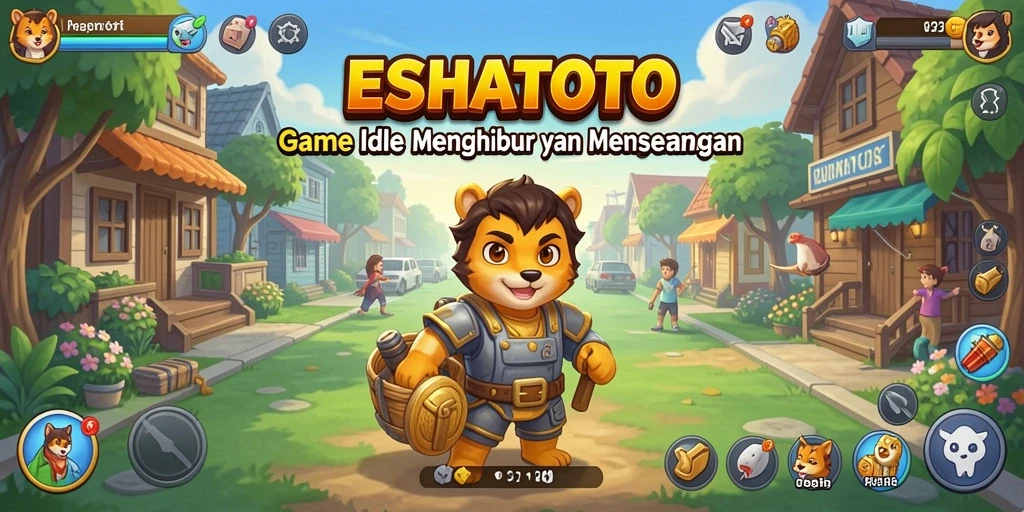 Tampilan gameplay ESHATOTO yang menarik dengan elemen Idle.