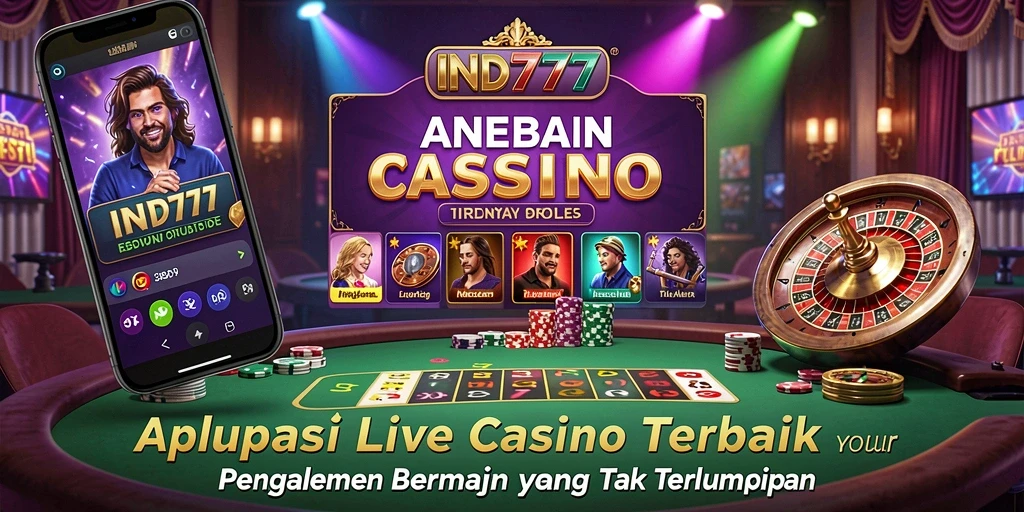 Tampilan gameplay Live Casino yang menarik dan mendebarkan di IND777.