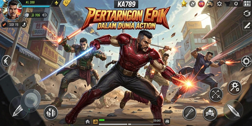 Tampilan menarik dari gameplay action KA789 yang mendebarkan.