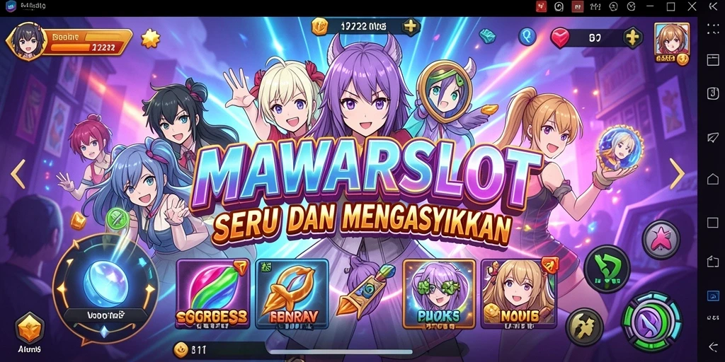 Tampilan menarik dari gameplay MAWARSLOT yang penuh warna.