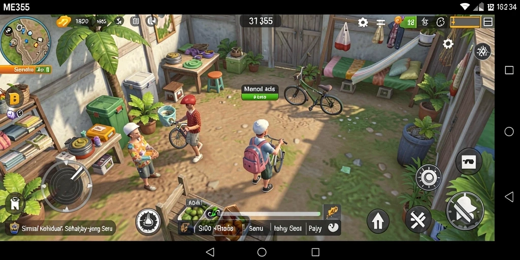 Tampilan gameplay ME355 yang menarik dan mendalam.