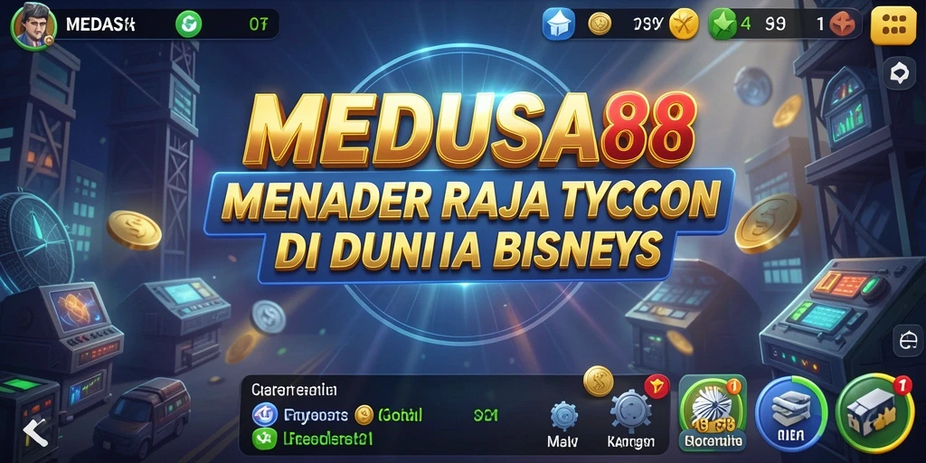 Tampilan gameplay Tycoon yang menarik dan interaktif di MEDUSA88.