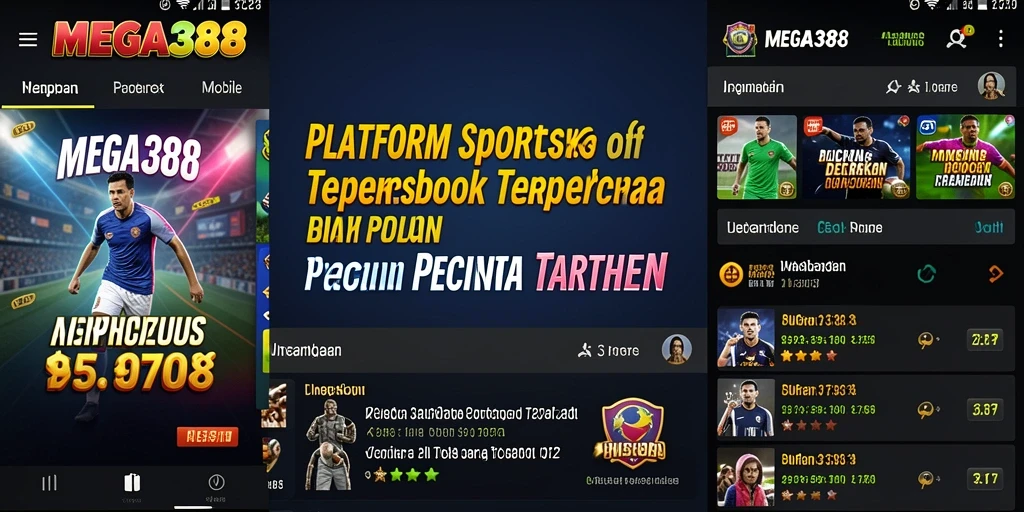 Tampilan MEGA388 yang menggugah semangat bertaruh pada olahraga.