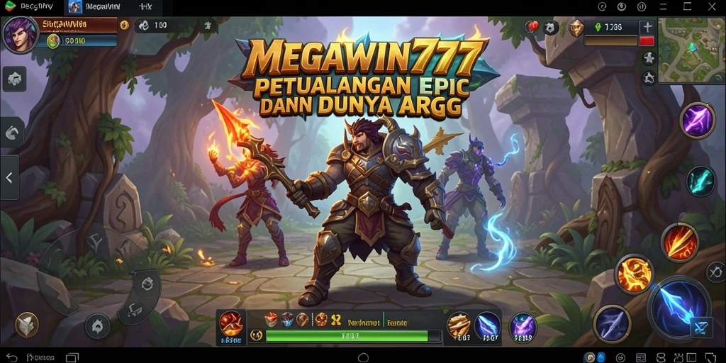Tampilan menarik dari gameplay ARPG yang mendebarkan di MEGAWIN777.