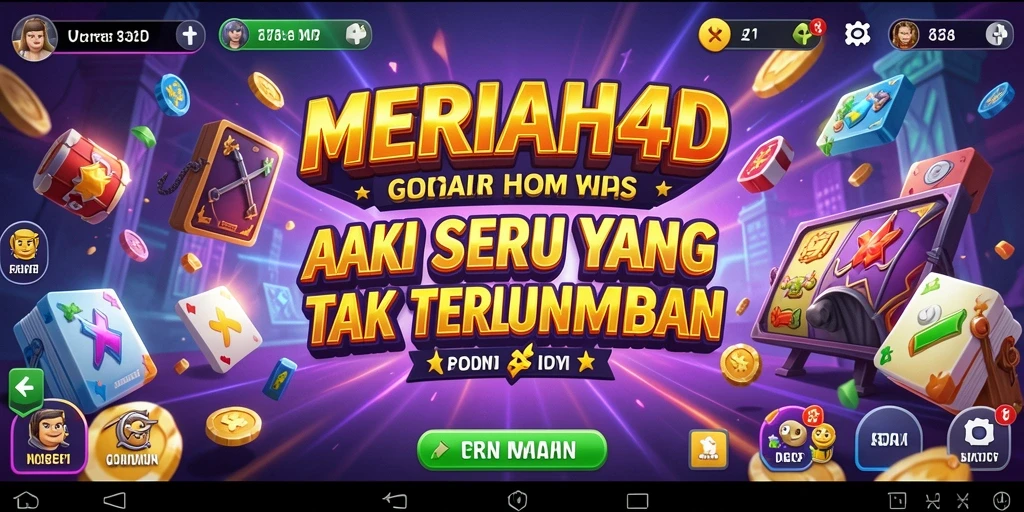 Tampilan gameplay seru dalam MERIAH4D yang penuh aksi.
