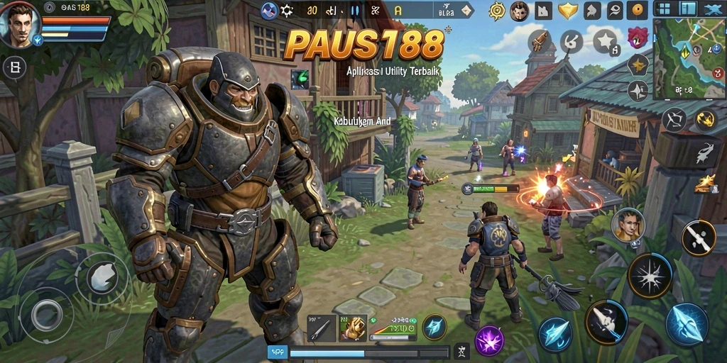 Screenshot utama PAUS188 yang menampilkan antarmuka aplikasi Utility yang intuitif.