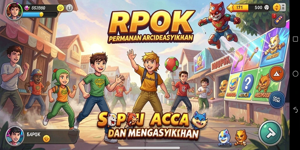 Screenshot RPOK menampilkan aksi gameplay Arcade yang mengasyikkan.