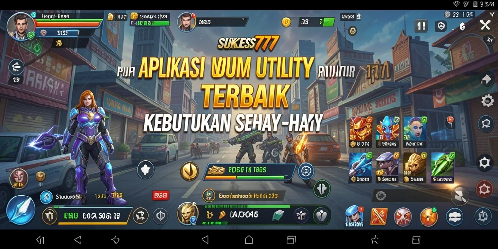 Tampilan antarmuka SUKSES777 dengan fitur-fitur utama untuk pengguna.