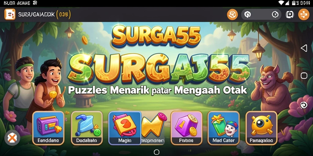 Gameplay SURGA55 yang penuh warna dan tantangan menanti Anda.