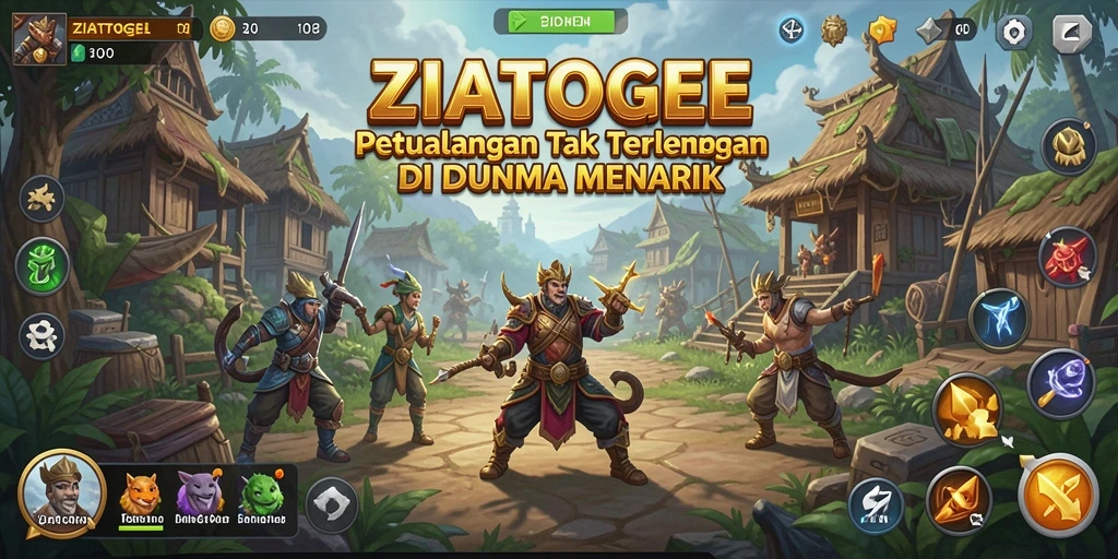 Gameplay menarik dari ZIATOGEL yang menampilkan petualangan seru.